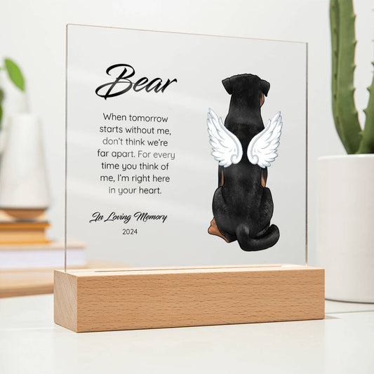 Rottweiler - Memorial Acrylic