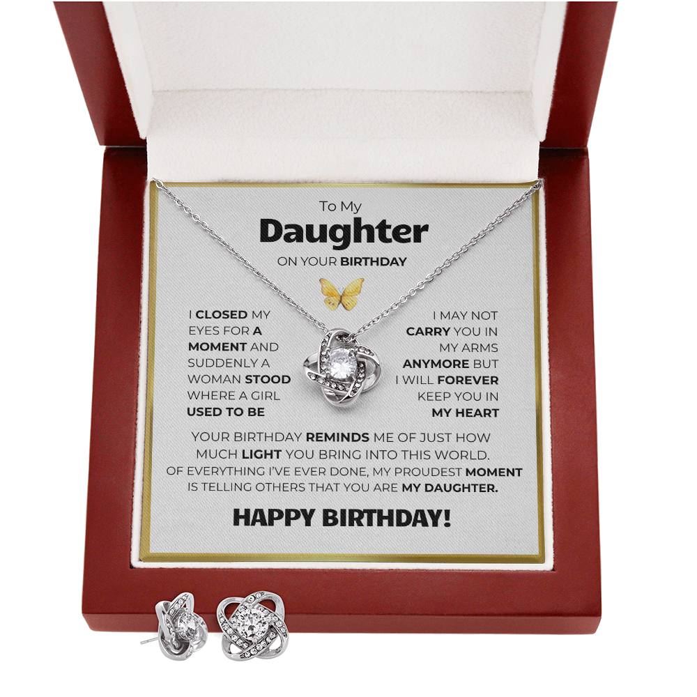 Birthday Butterfly (Necklace + Free Earrings + Gift Box)