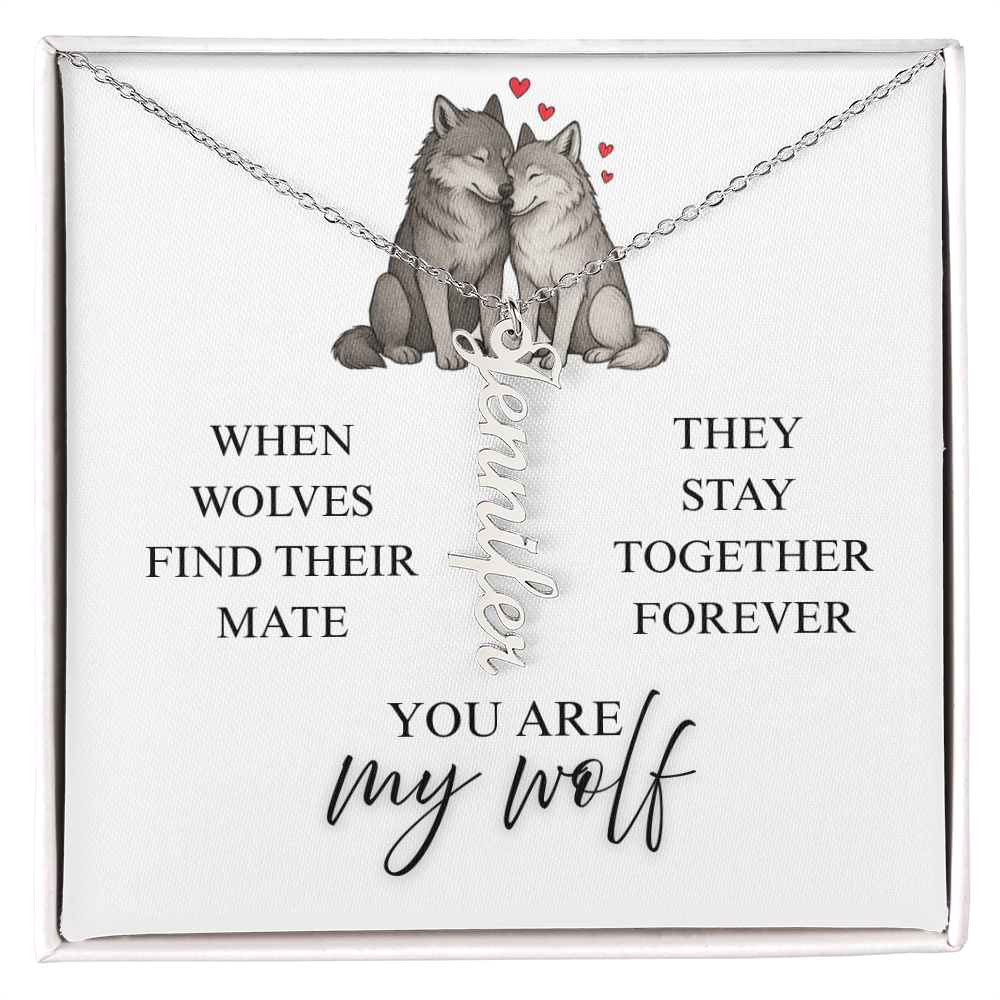 My Wolf - Personalized Name Necklace