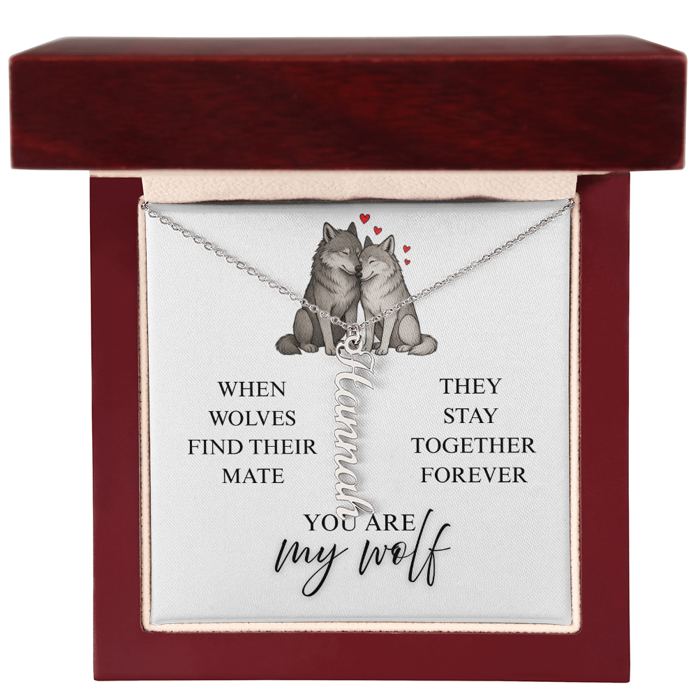My Wolf - Personalized Name Necklace