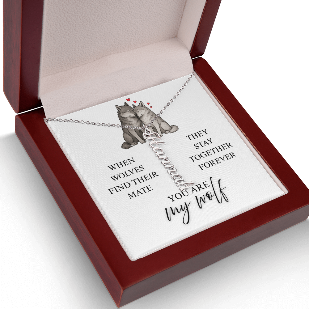 My Wolf - Personalized Name Necklace