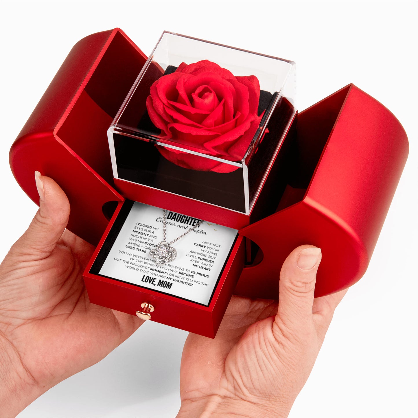My Daughter - Heart Rose Box (From Mom)