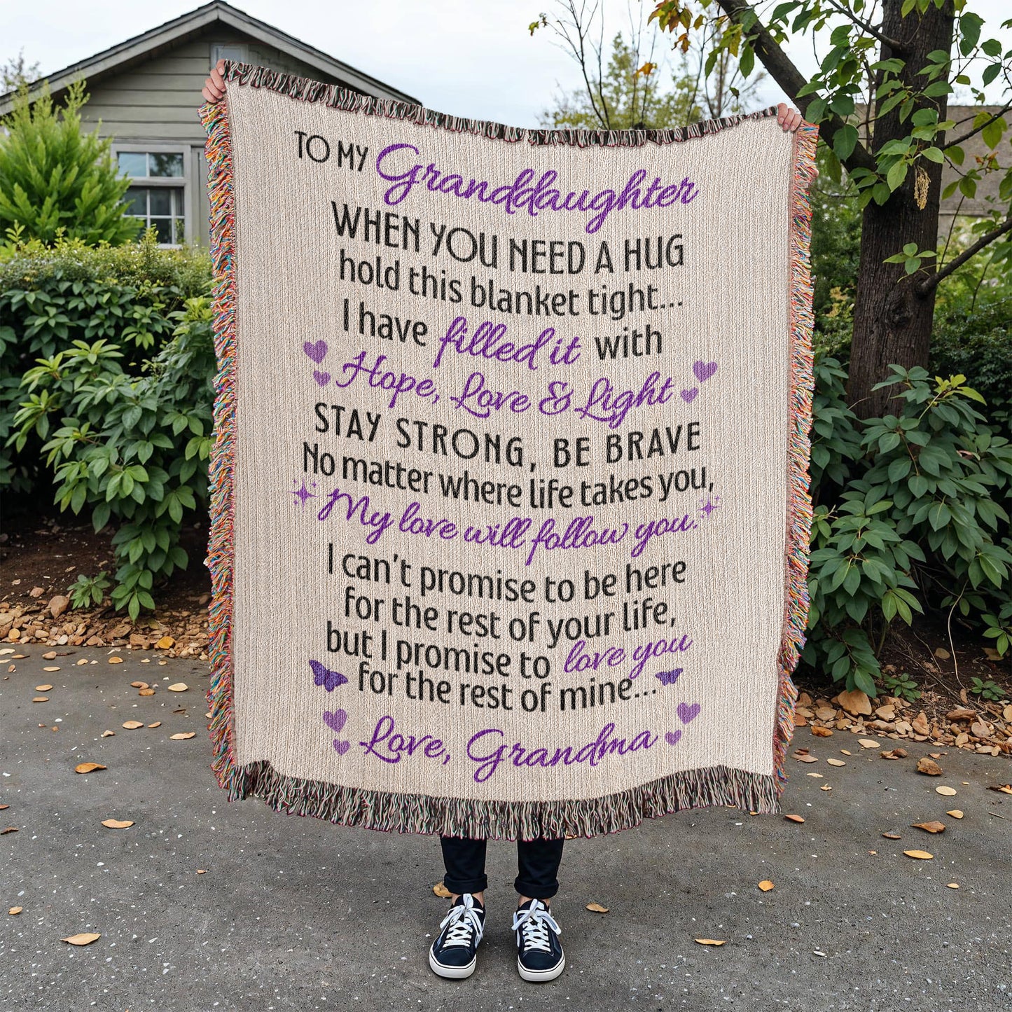 To My Granddaughter - When you need a hug