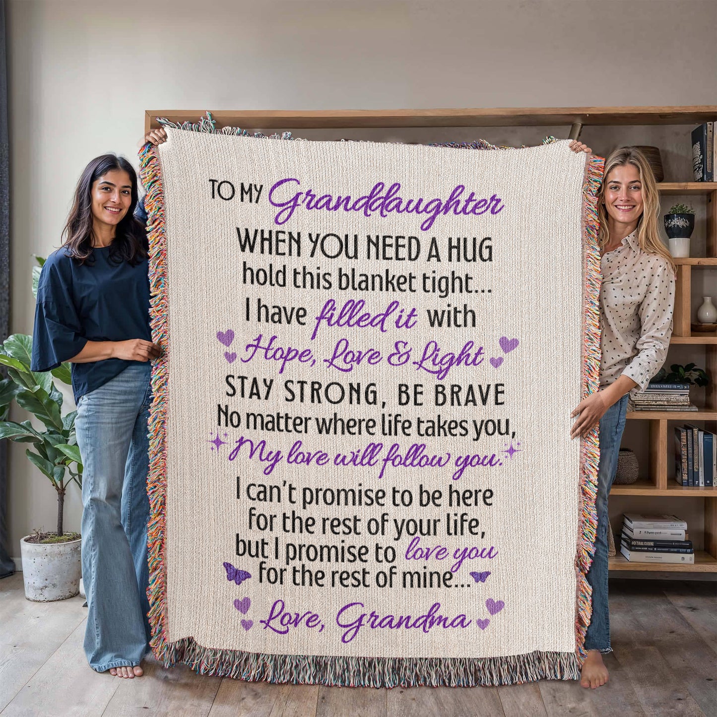 To My Granddaughter - When you need a hug