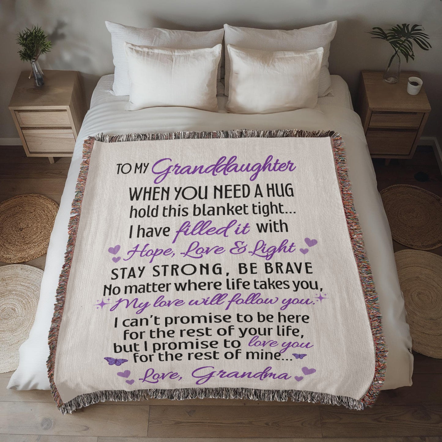 To My Granddaughter - When you need a hug
