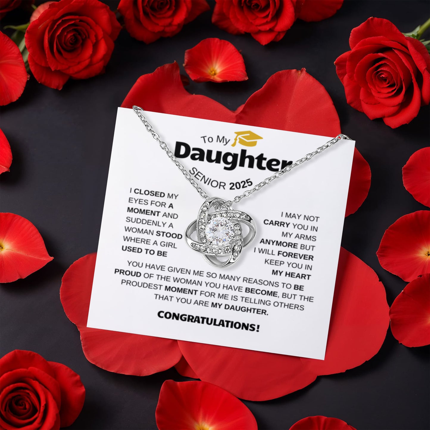 Grad Gift Set (Necklace + Free Eternal Rose + Gift Box)