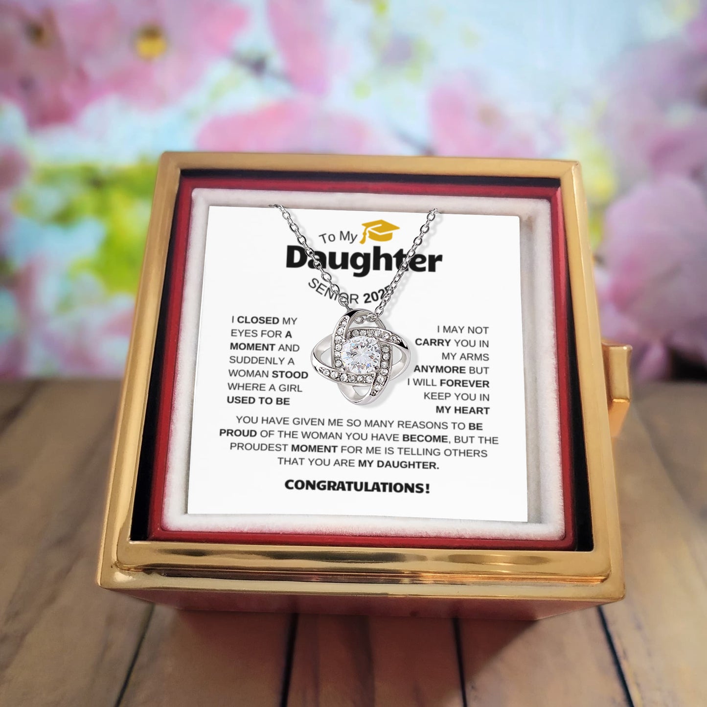 Grad Gift Set (Necklace + Free Eternal Rose + Gift Box)