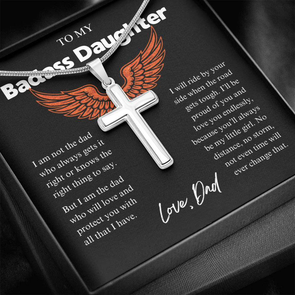 My Badass Daughter - Protect you Cross Gift Set