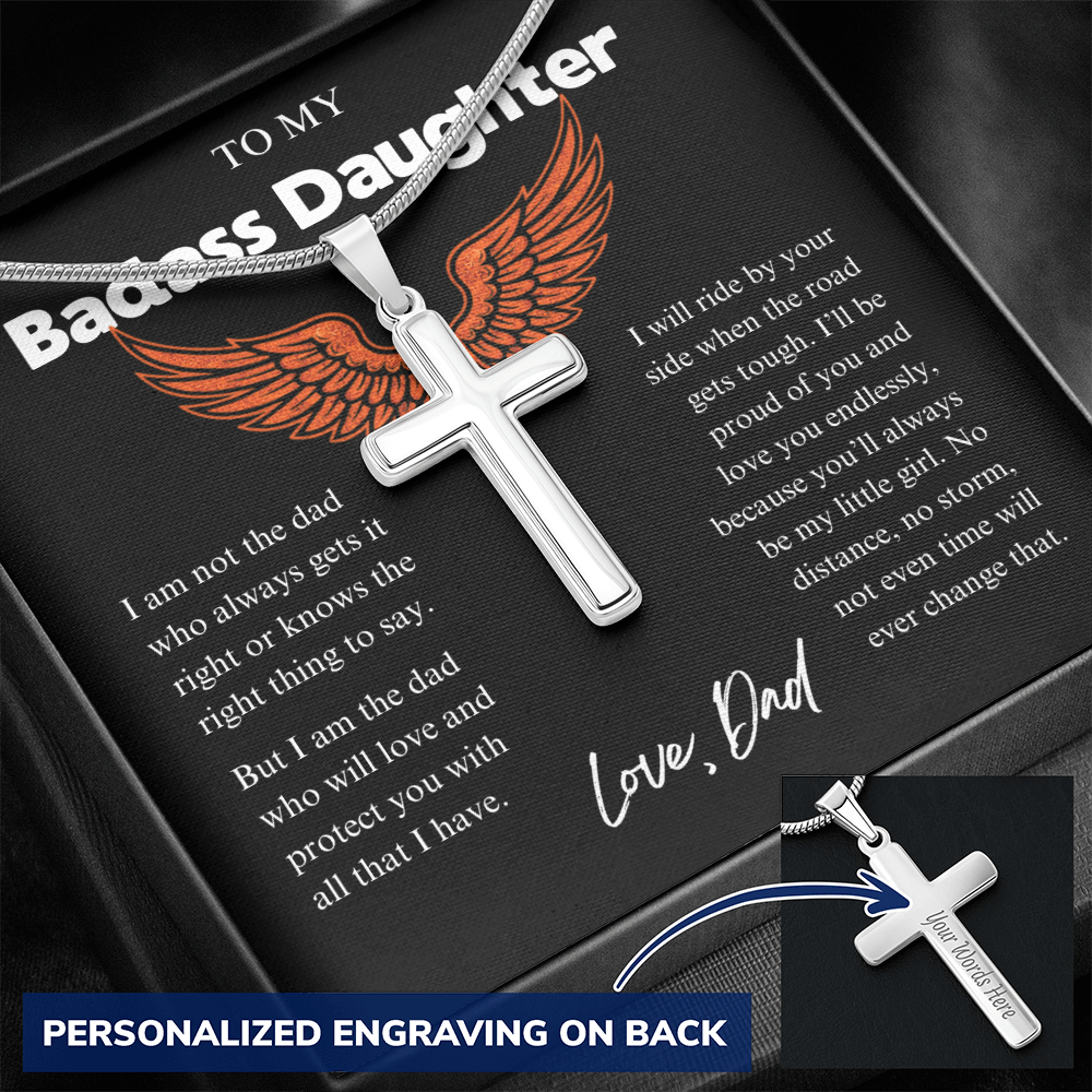 My Badass Daughter - Protect you Cross Gift Set