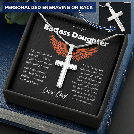 My Badass Daughter - Protect you Cross Gift Set