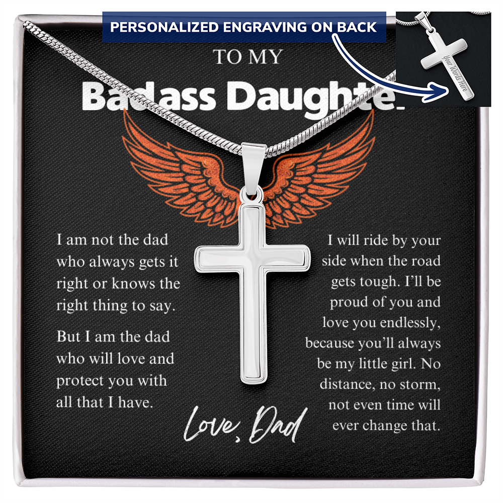 My Badass Daughter - Protect you Cross Gift Set