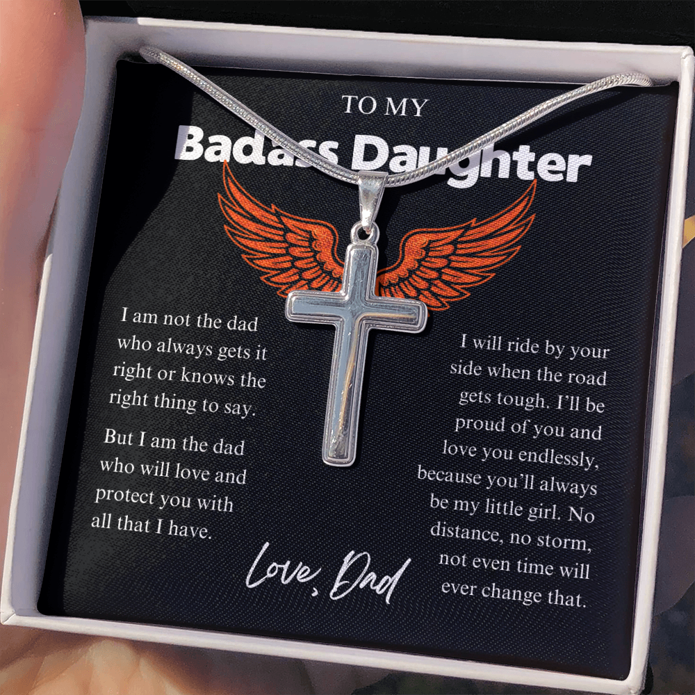 My Badass Daughter - Protect you Cross Gift Set