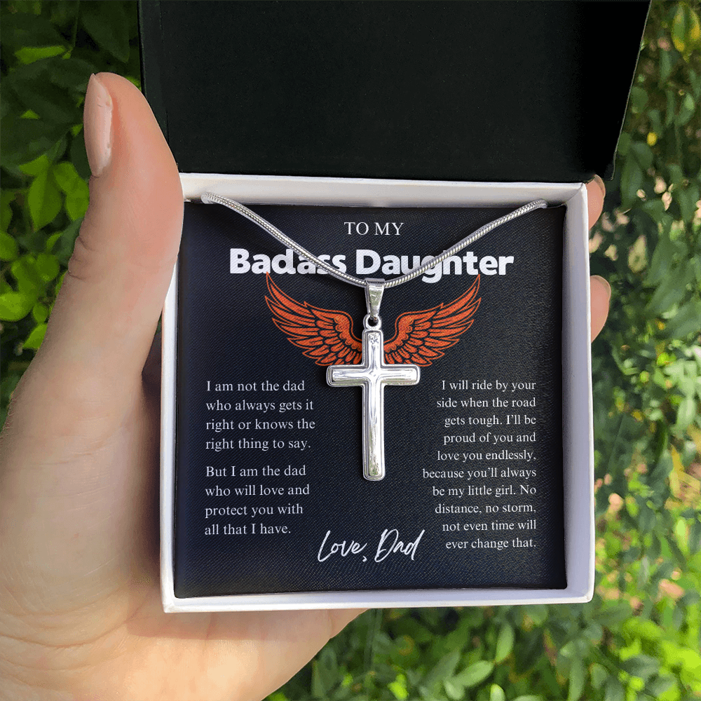 My Badass Daughter - Protect you Cross Gift Set