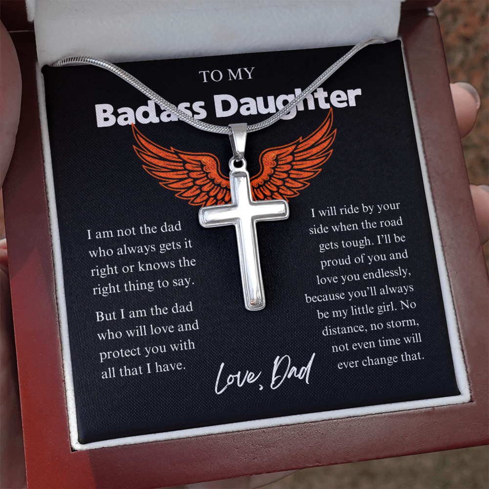 My Badass Daughter - Protect you Cross Gift Set