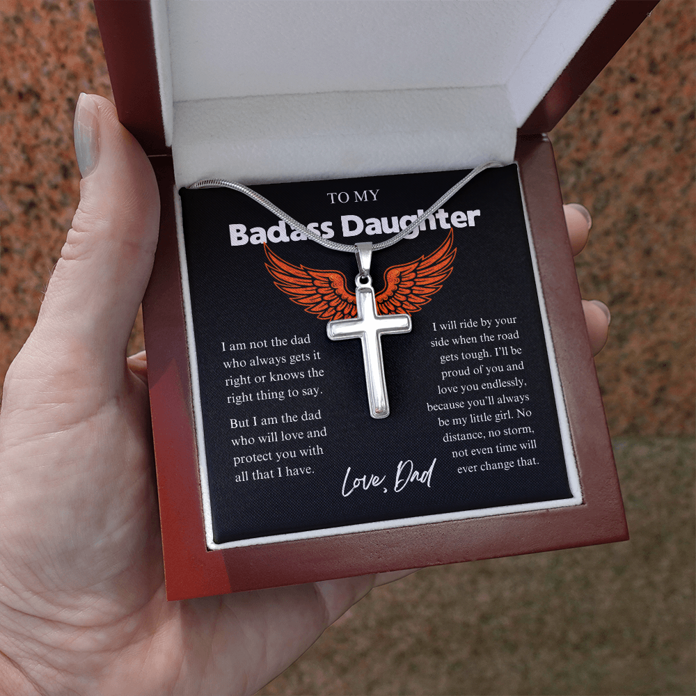 My Badass Daughter - Protect you Cross Gift Set