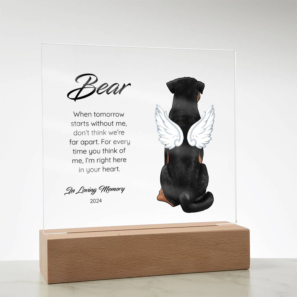 Rottweiler - Memorial Acrylic