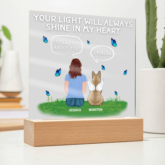 Frenchie - Memorial ClipArt Acrylic