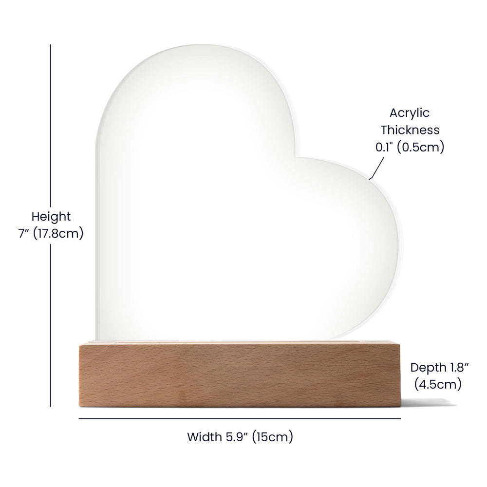 Photo Upload  - Memorial Acrylic