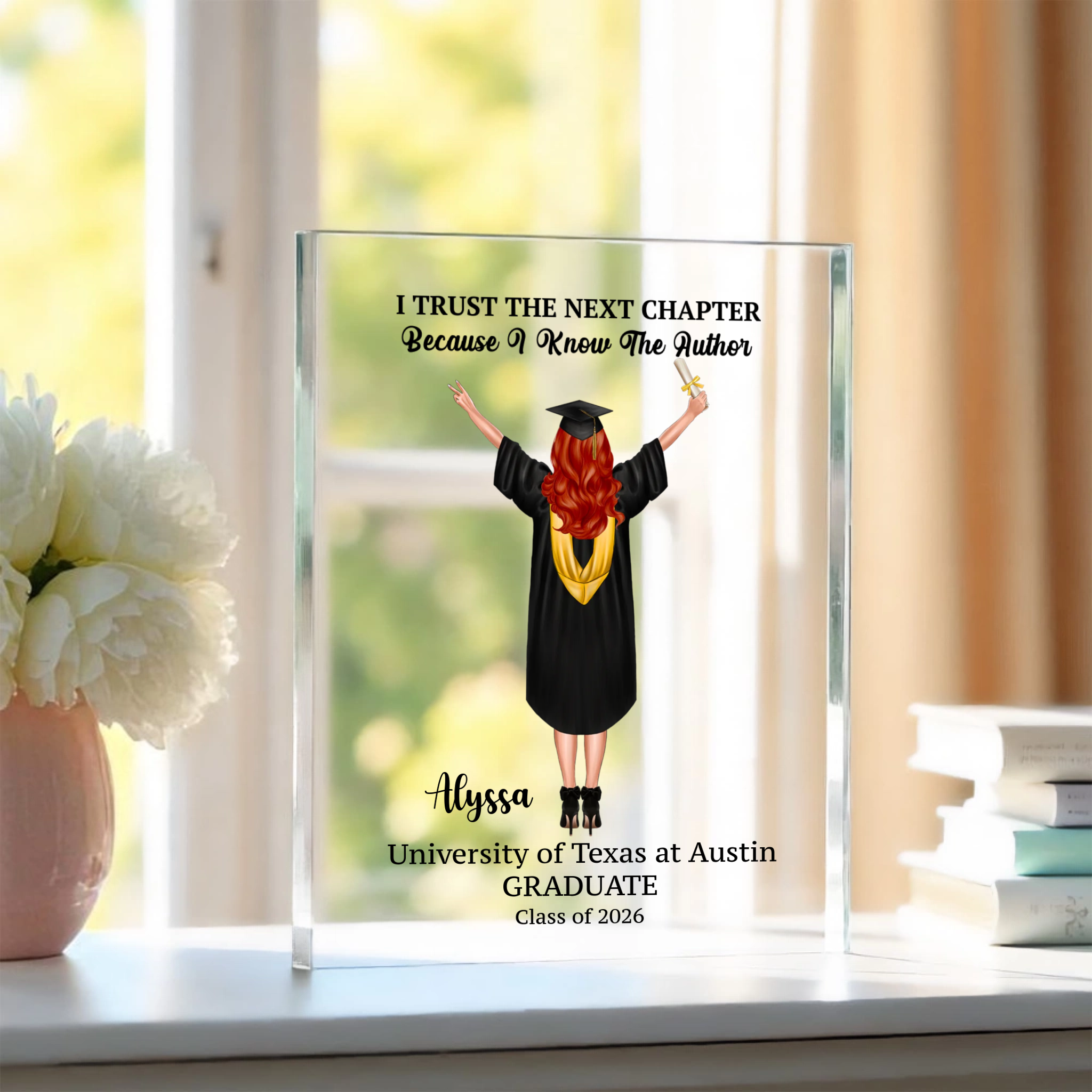 Printed Acrylic Block - Daughter Graduation  Gift