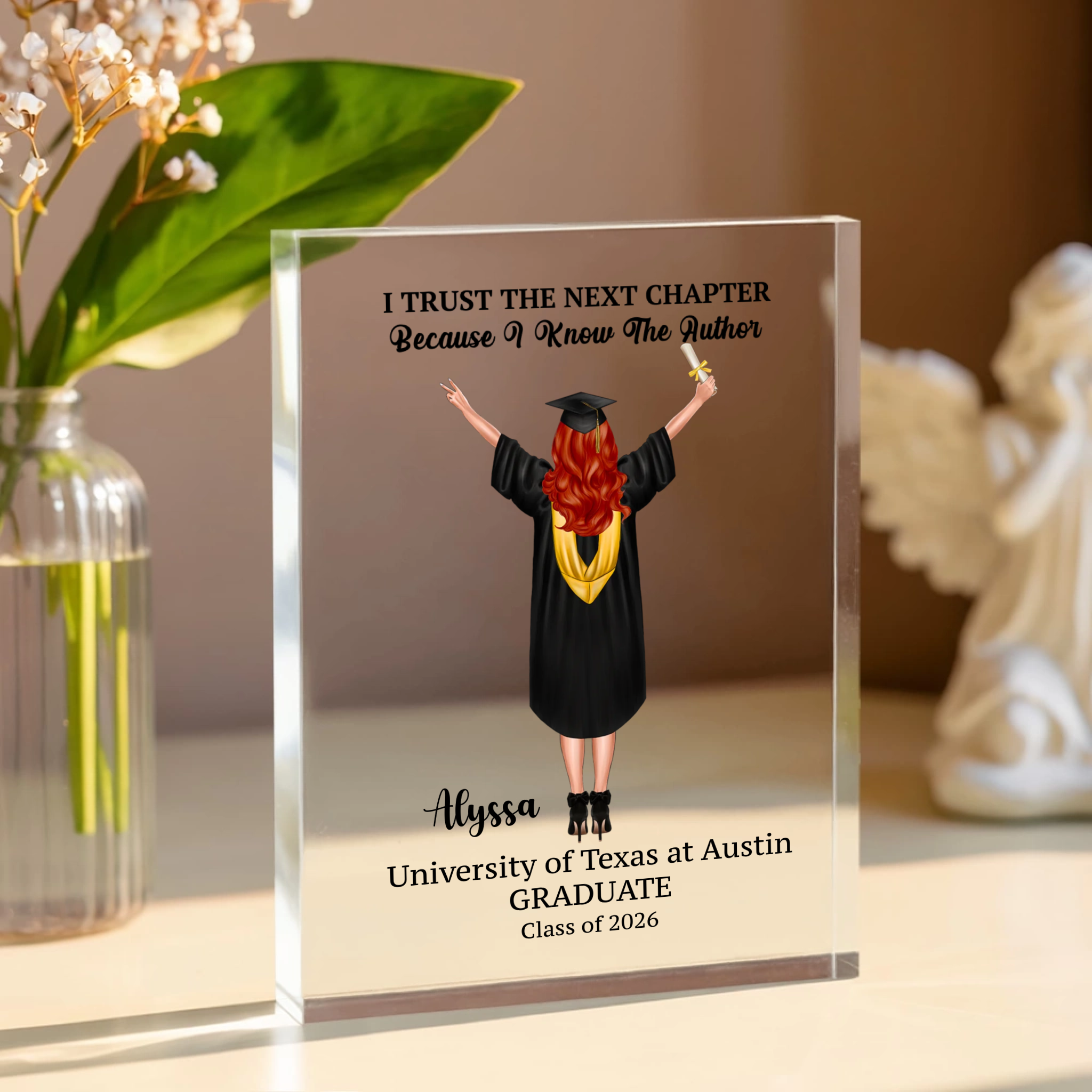Printed Acrylic Block - Daughter Graduation  Gift
