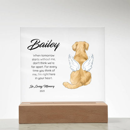 Golden Retriever - Memorial Acrylic