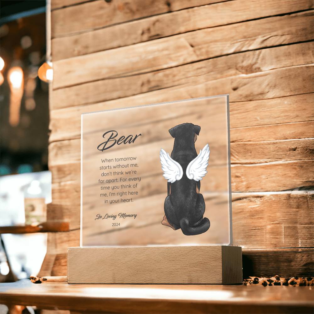 Rottweiler - Memorial Acrylic