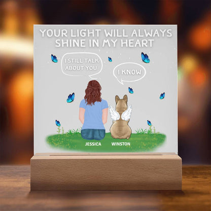 Frenchie - Memorial ClipArt Acrylic