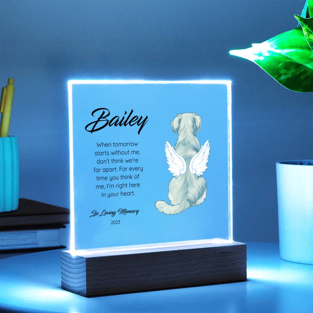 Golden Retriever - Memorial Acrylic