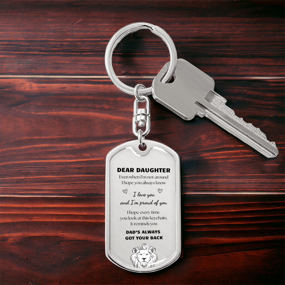From Dad - Keychain