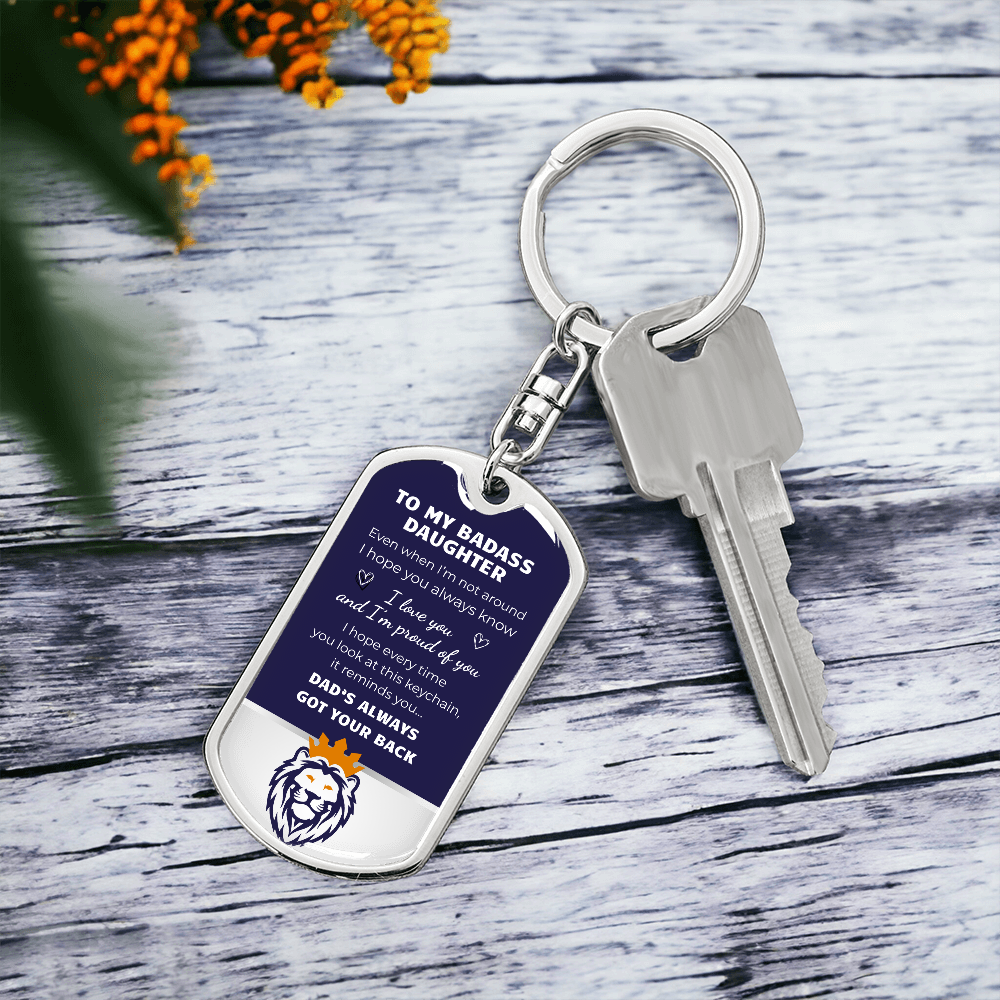 Badass Daughter - Keychain (limited time!)
