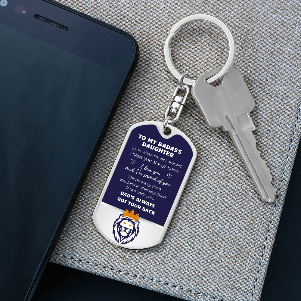 Badass Daughter - Keychain (limited time!)