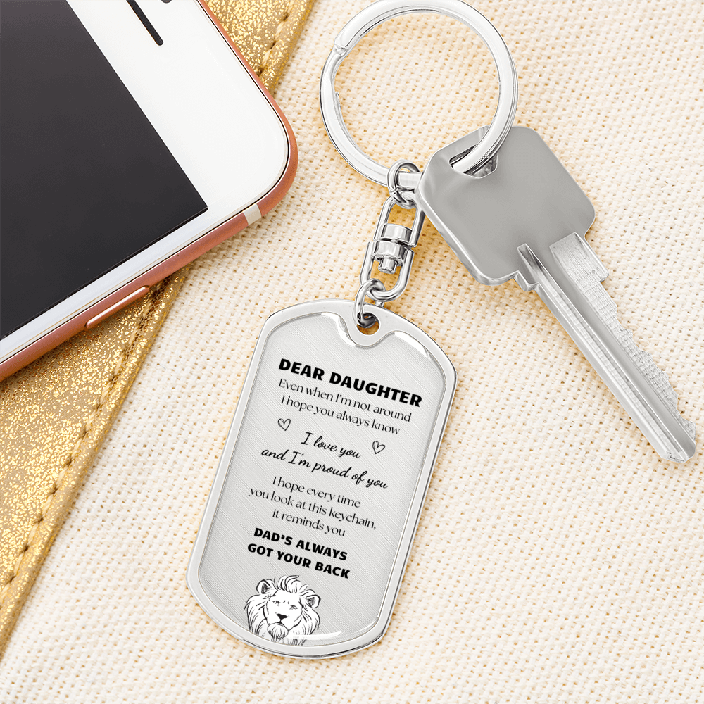 From Dad - Keychain