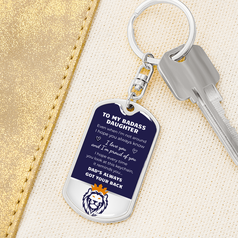 Badass Daughter - Keychain (limited time!)
