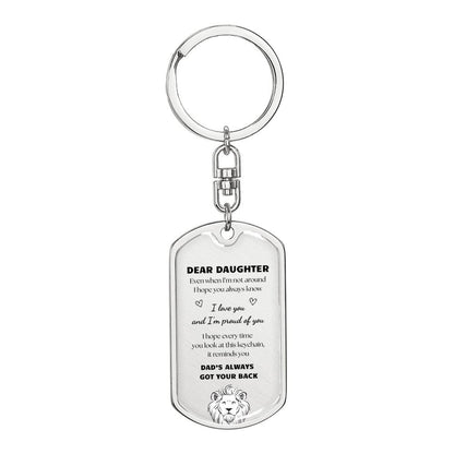From Dad - Keychain