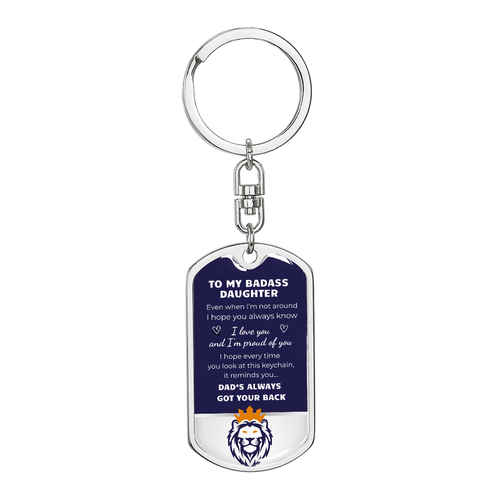 Badass Daughter - Keychain (limited time!)