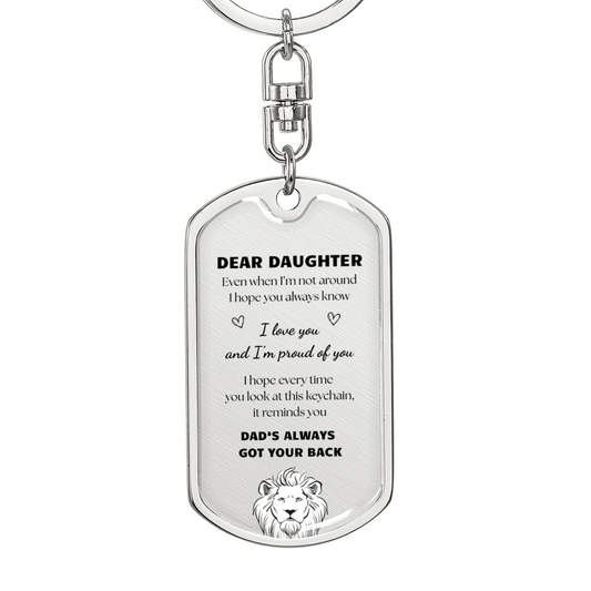 From Dad - Keychain
