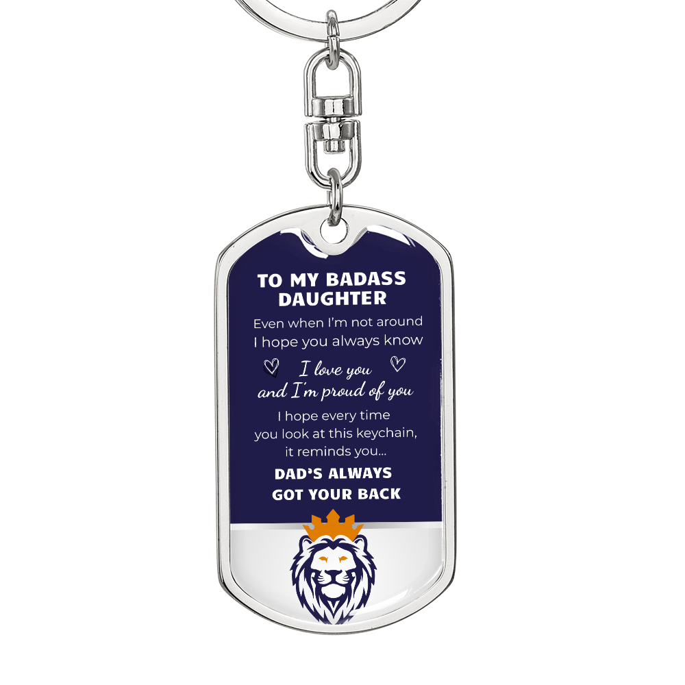 Badass Daughter - Keychain (limited time!)
