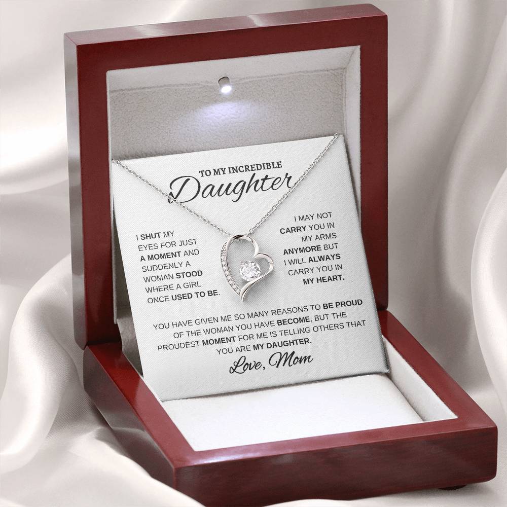 To My Daughter - Always carry you in my heart