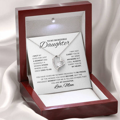 To My Daughter - Always carry you in my heart