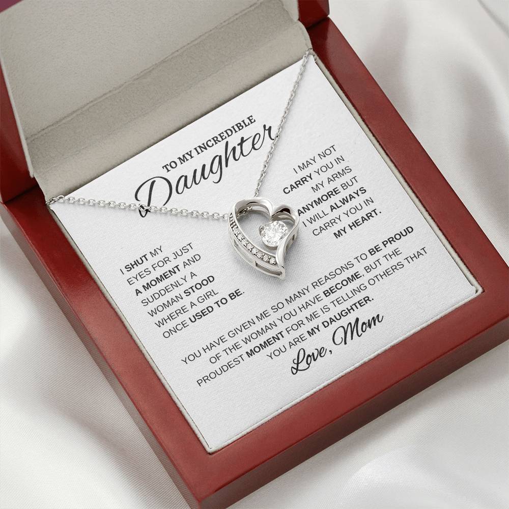 To My Daughter - Always carry you in my heart