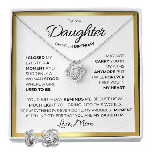 Your Birthday Script (Necklace + Free Earrings + Gift Box)