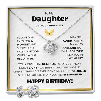 Birthday Butterfly (Necklace + Free Earrings + Gift Box)