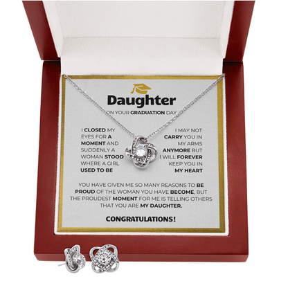Graduation Gift Set (Necklace + Free Earrings + Gift Box)