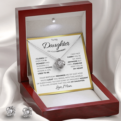 Your Birthday Script (Necklace + Free Earrings + Gift Box)