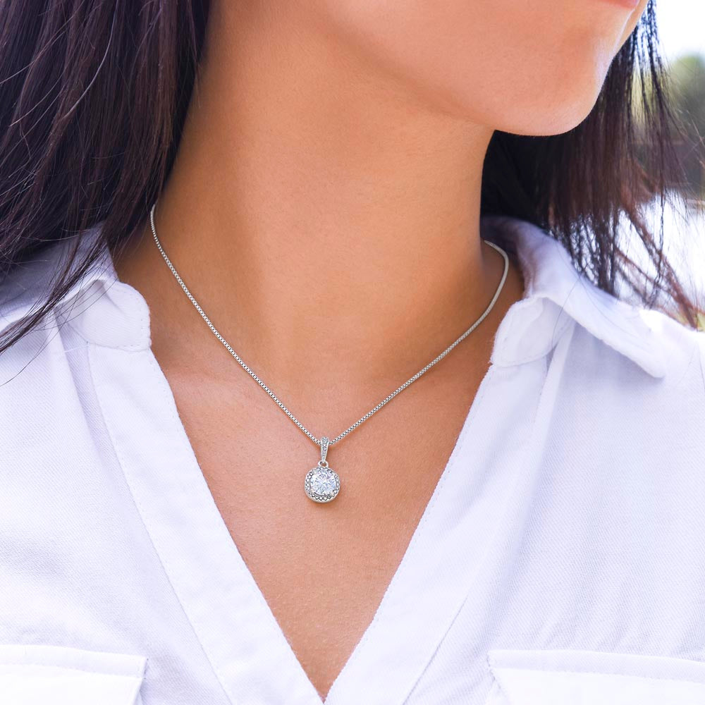 Necklace Only  - White Halo
