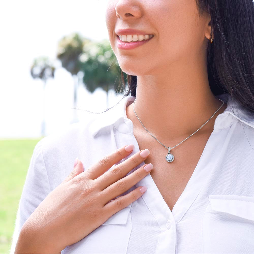 Necklace Only  - White Halo