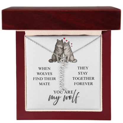 My Wolf - Personalized Name Necklace