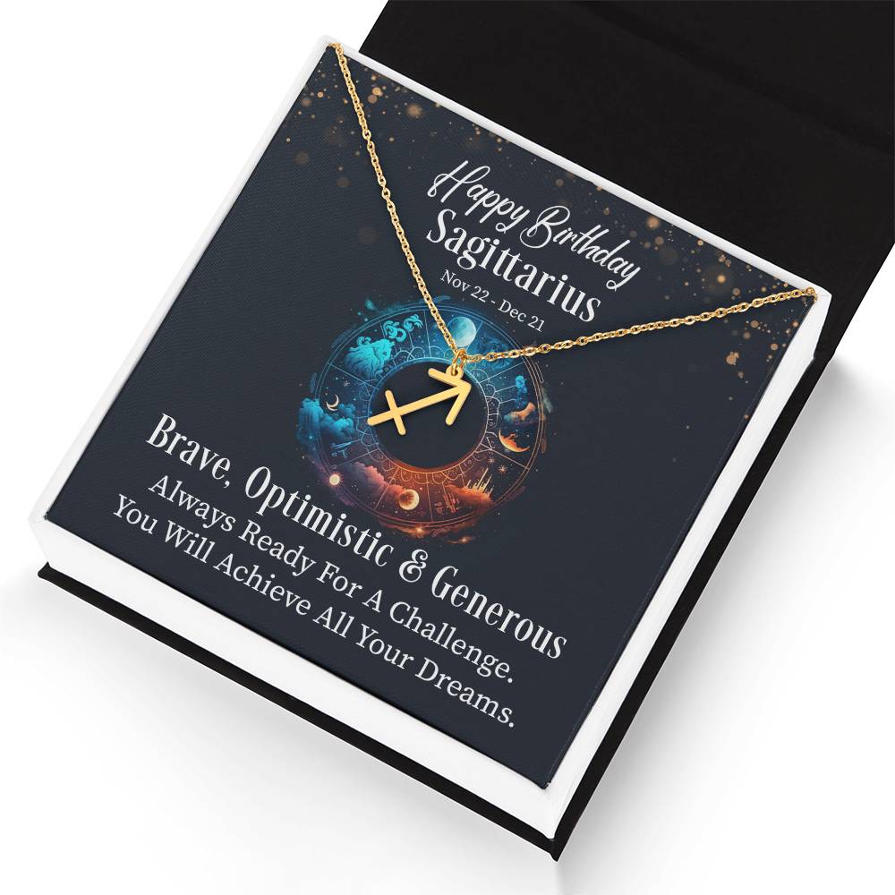 Happy Birthday - Sagittarius Zodiac Sign
