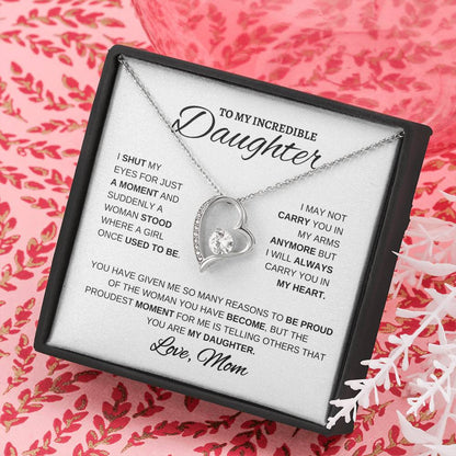 To My Daughter - Always carry you in my heart