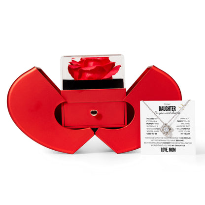 My Daughter - Heart Rose Box (From Mom)